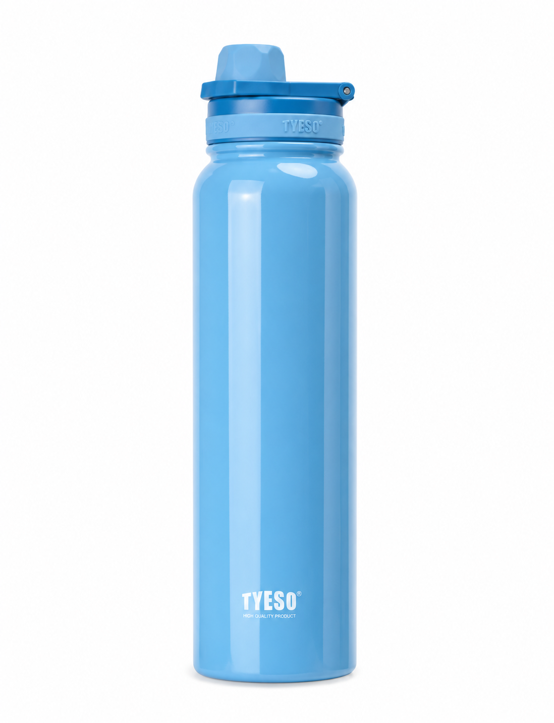 TYESO Vacuum Insulated Stainless Steel Water Bottle – 1200ml Leakproof Travel Flask