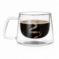Double Wall Glass Coffee Mug with Handle – Single Piece