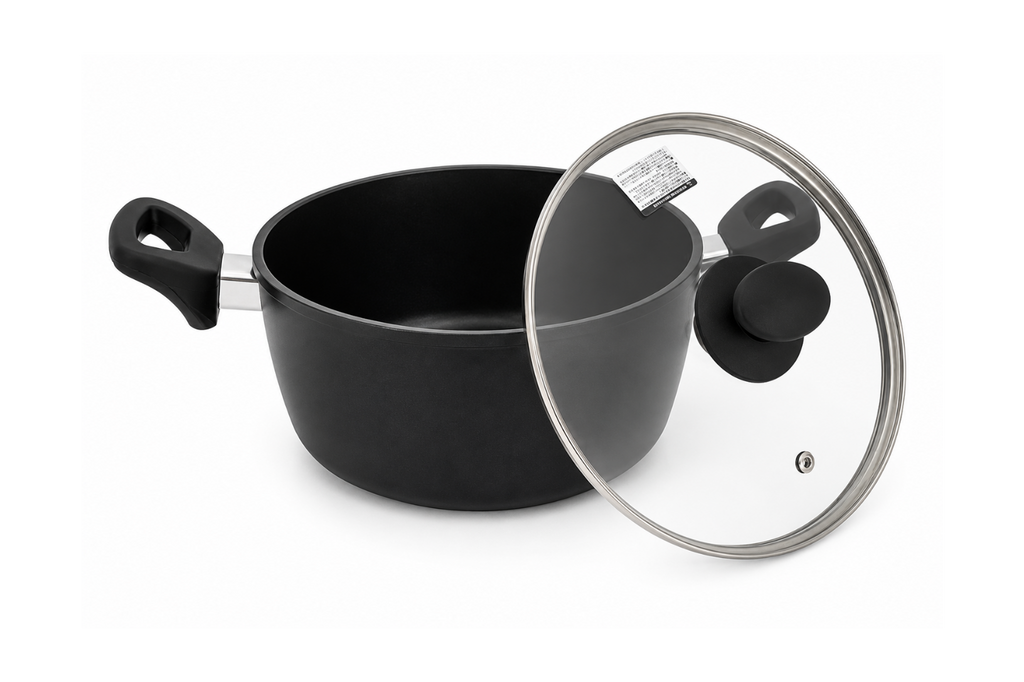 TVS Italian Premium Ceramic Coated Casserole Pot (20 cm) – Original Made in Italy