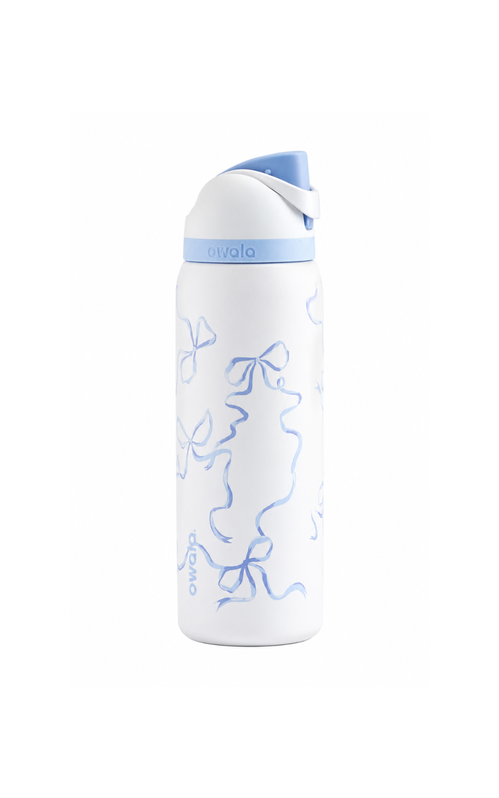 Owala Blue Ribbon Edition Insulated Water Bottle – 32oz (946ml) | Leak-Proof Stainless Steel Bottle with Built-in Straw