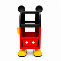 Kids 2-Tier Storage Cart – 45 × 25 × 98 cm | Mickey-Inspired Organizer