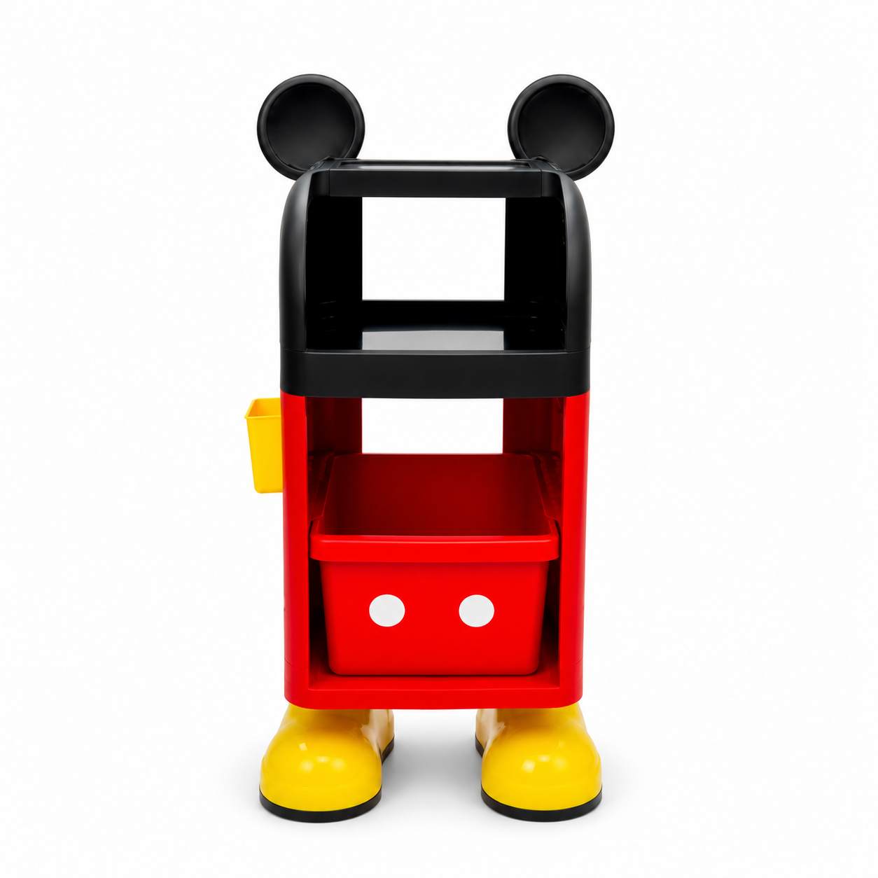 Kids 2-Tier Storage Cart – 45 × 25 × 98 cm | Mickey-Inspired Organizer