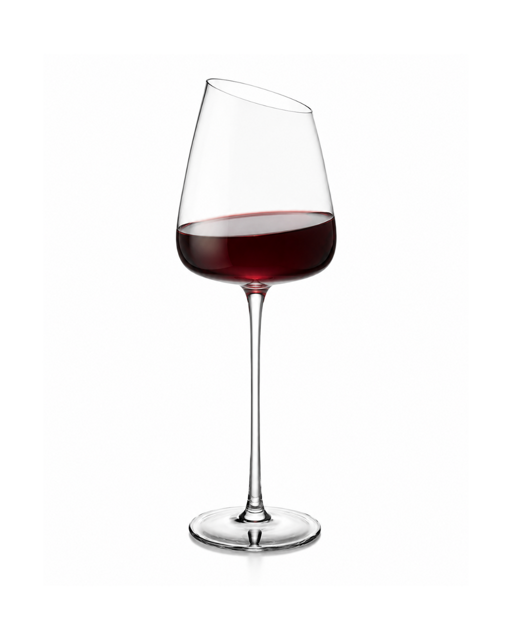Crystal Red Wine Glass – 500ml (17oz) Elegant Long Stem Wine Glass