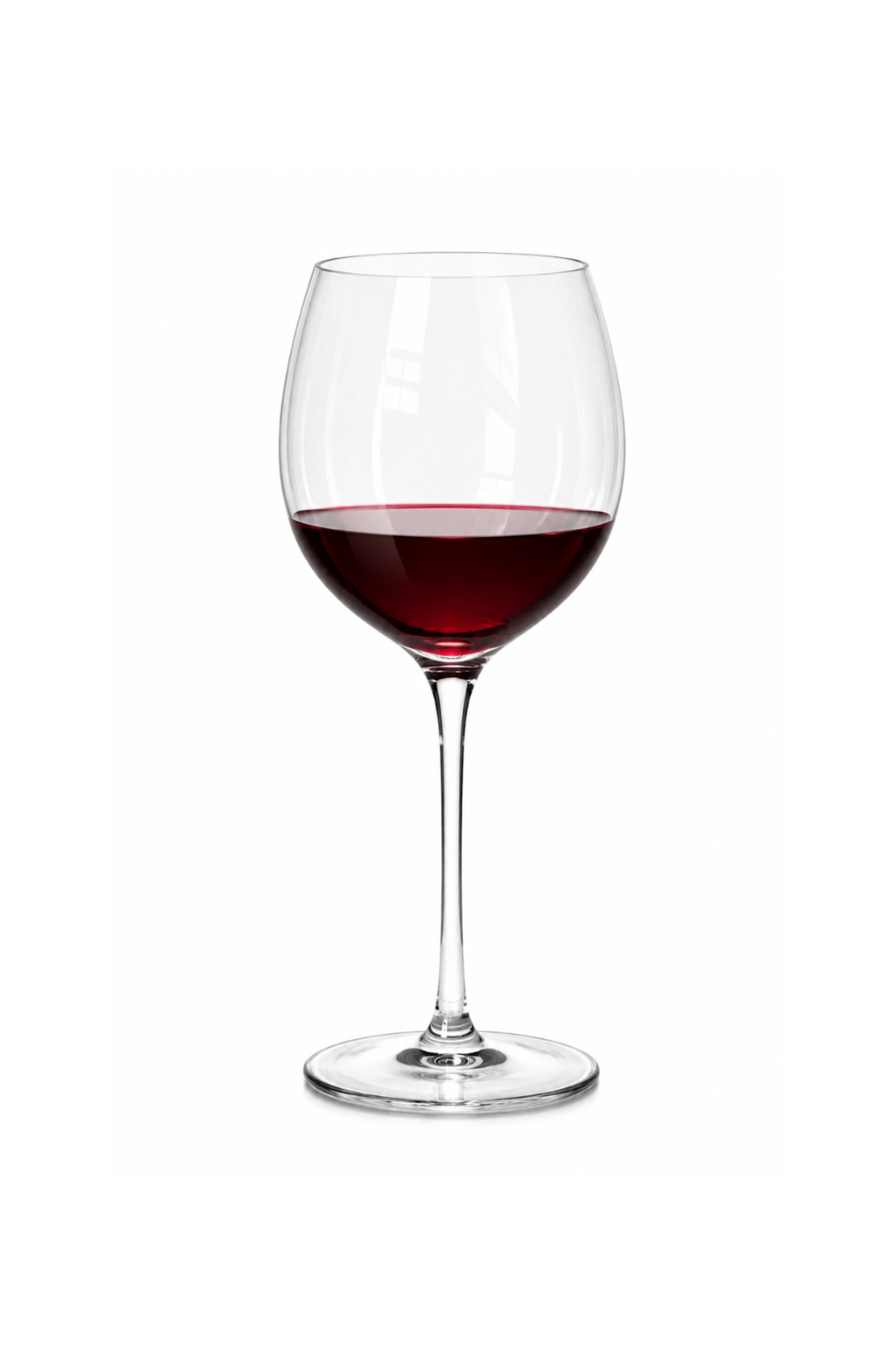 Crystal Balloon Red Wine Glass – Elegant Long Stem Wine Glass | 500ml (17oz)