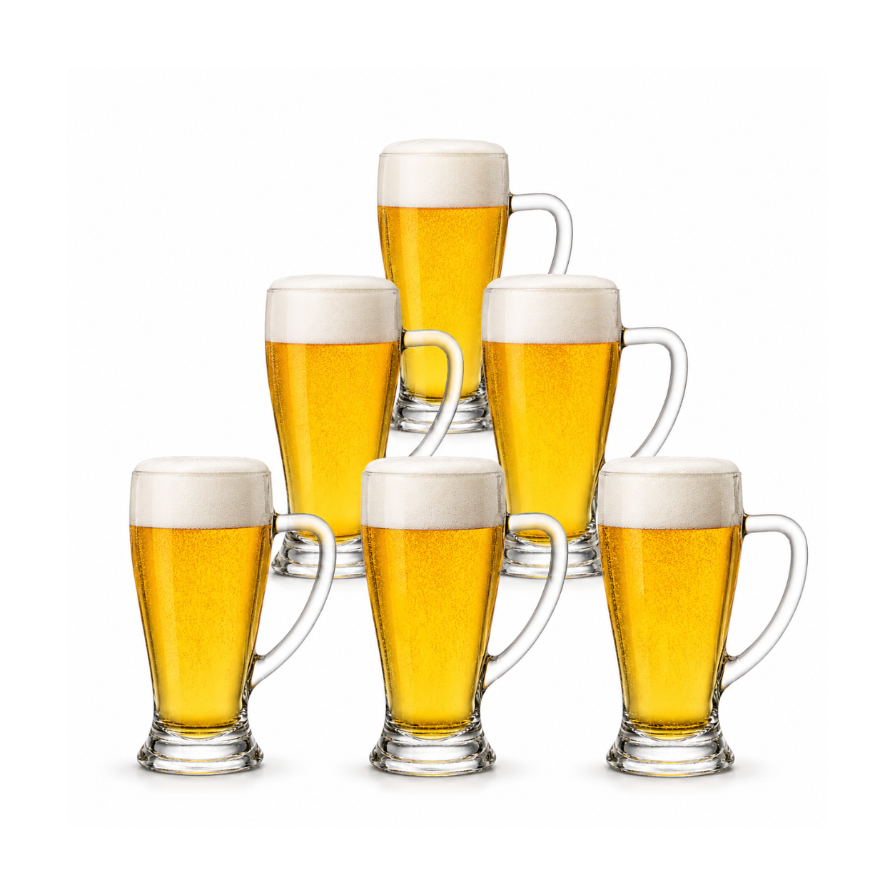 Premium Crystal Beer Mug with Handle – 430ml