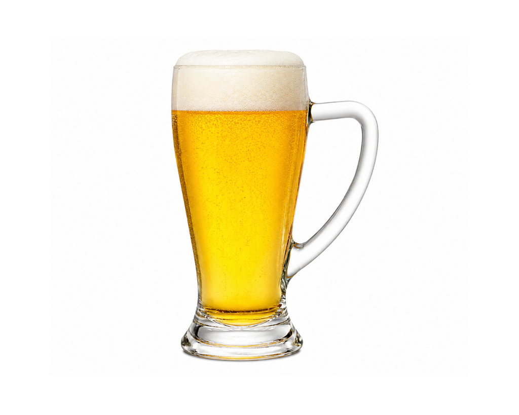 Premium Crystal Beer Mug with Handle – 430ml