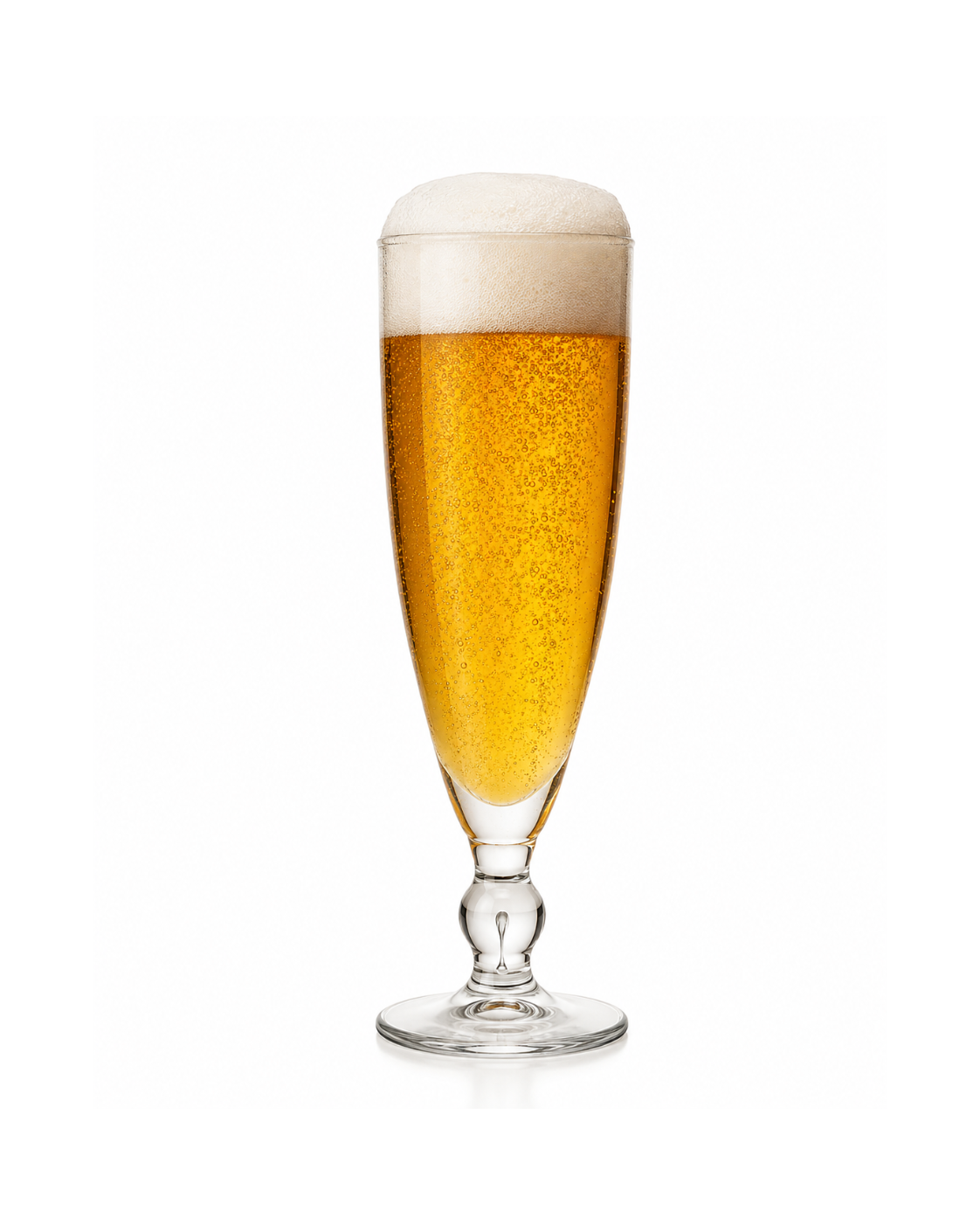 Premium Crystal Beer Glass Set of 6 – 450ml Classic Pilsner Glasses