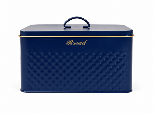 5-Piece Vintage Pantry Storage Tin Set – Bread, Biscuit, Tea, Coffee & Sugar Kitchen Canisters