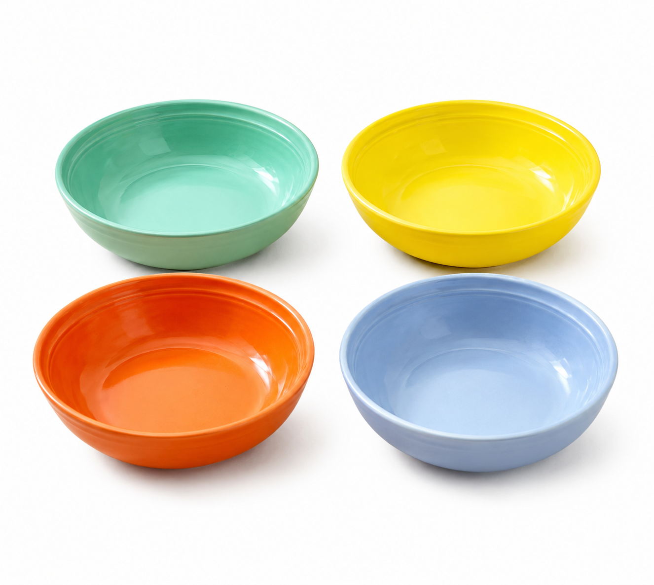 Le Creuset Stoneware Cereal Bowl Set – 4 Piece Color Collection