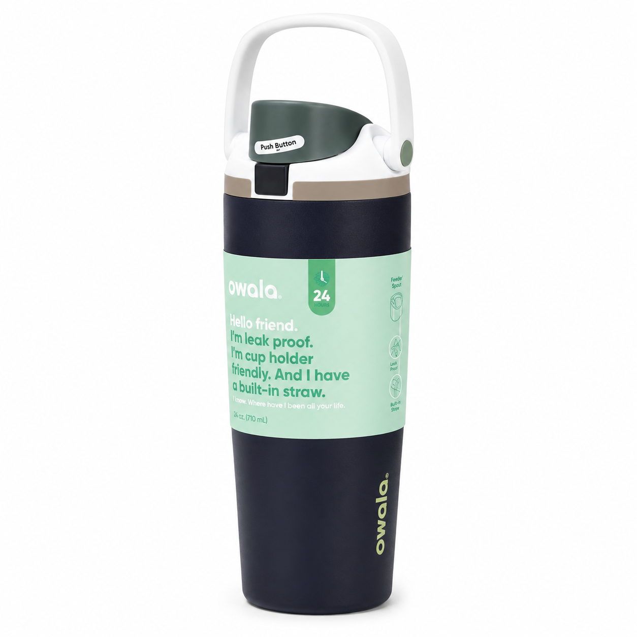 Owala FreeSip Sway Tumbler 30oz | Insulated Stainless Steel Tumbler with Handle & Straw