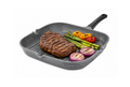 Illa Planeta Non-Stick Grill Pan with Bakelite Handle - 28cm (Made in Italy)