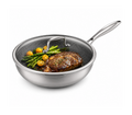 OSFE Premium Honeycomb Non-Stick Frypan with Glass Lid – Scratch Resistant Cookware (24cm & 28cm)