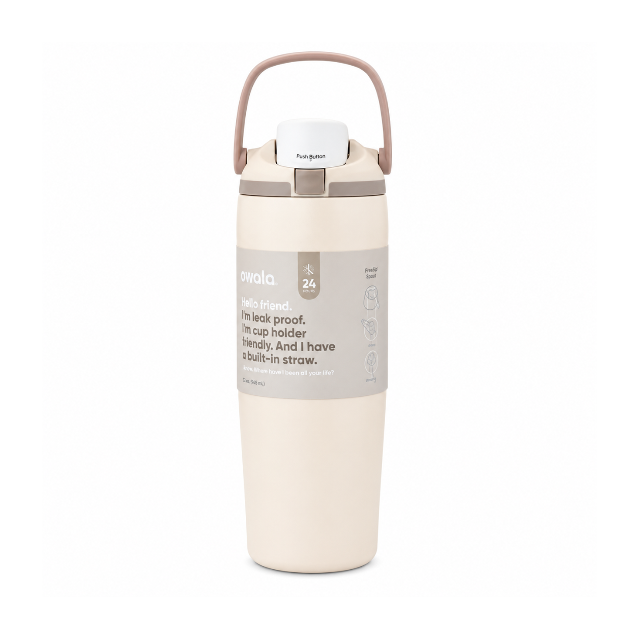 Owala FreeSip Sway Tumbler 30oz | Insulated Stainless Steel Tumbler with Handle & Straw