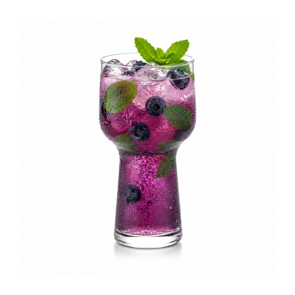Premium Crystal Beer Glass – 370ml | Modern Clear Glass | Single Piece | Elegant Drinkware