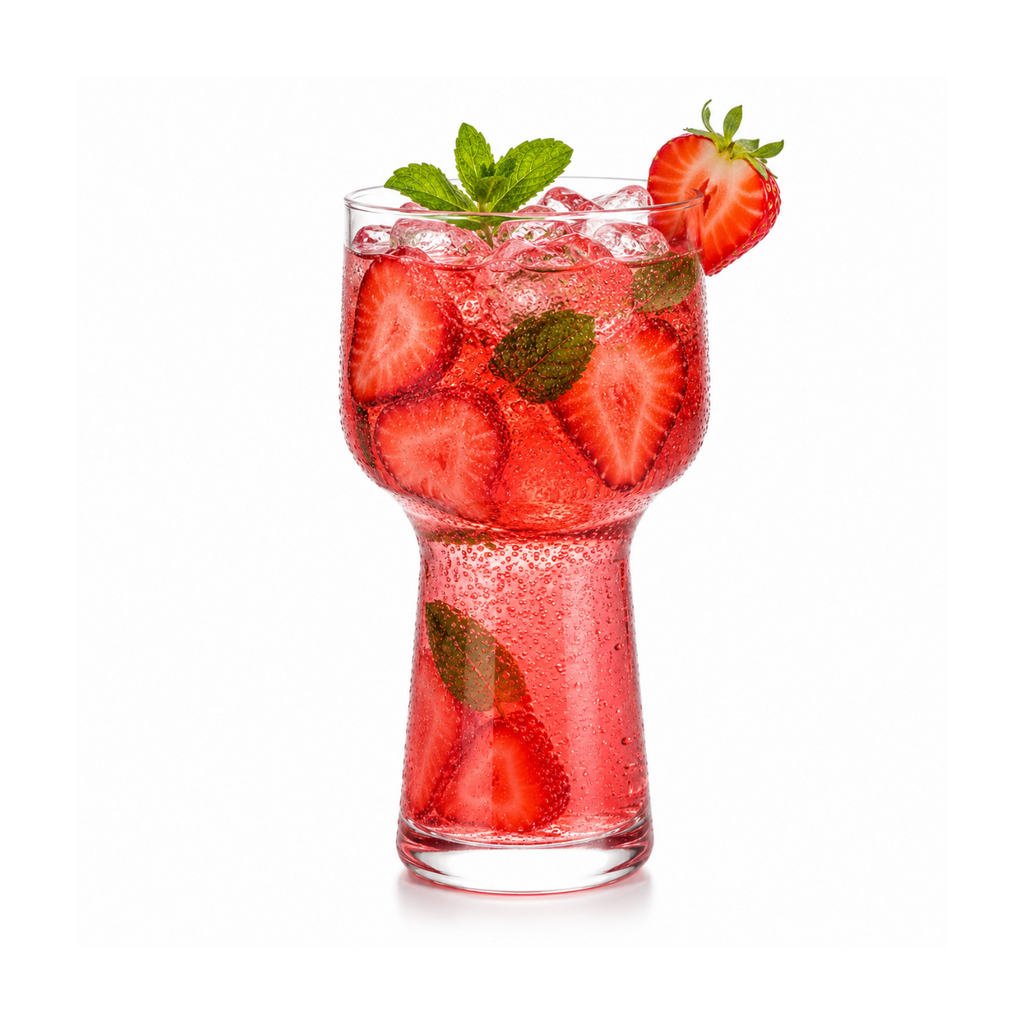 Premium Crystal Beer Glass – 370ml | Modern Clear Glass | Single Piece | Elegant Drinkware