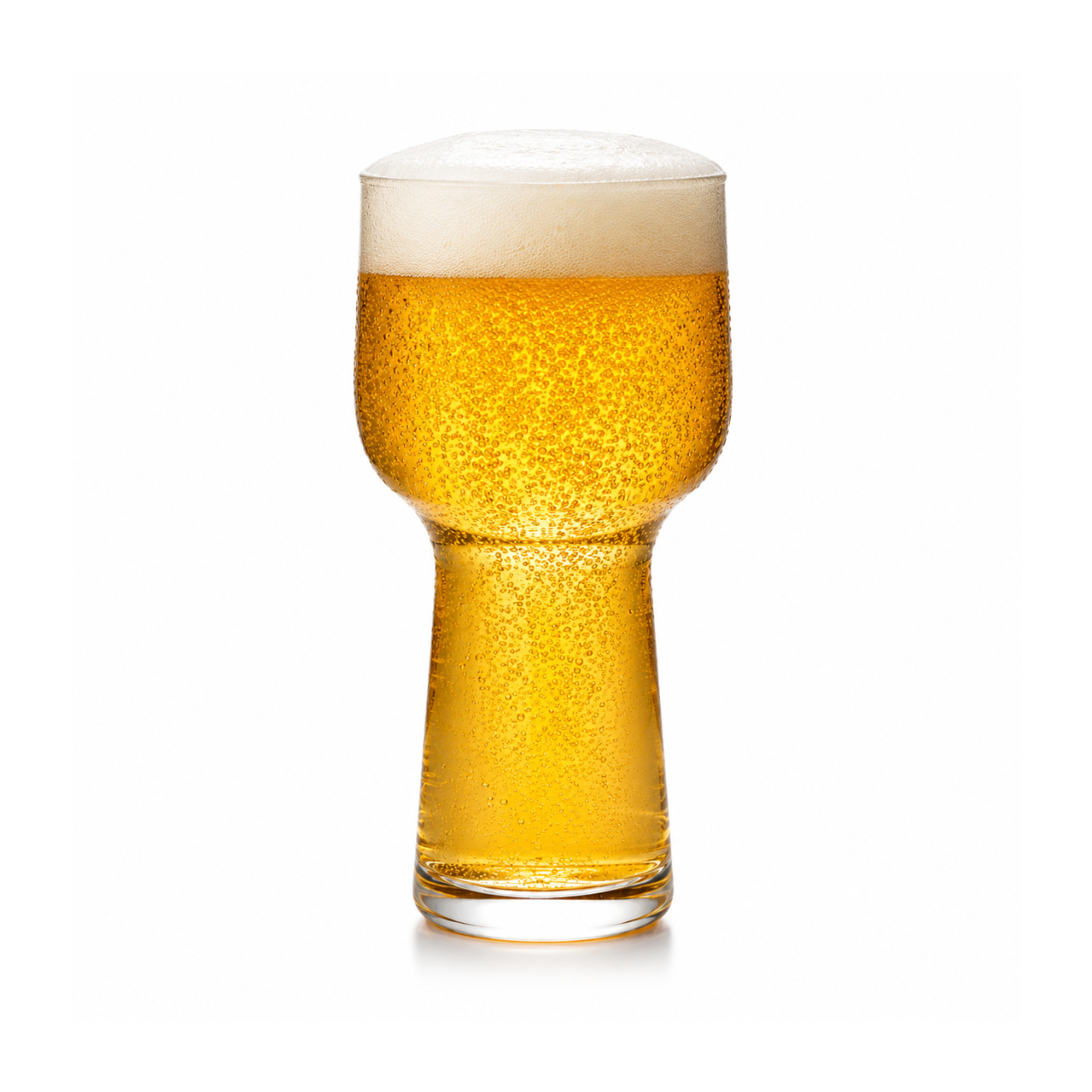 Premium Crystal Beer Glass – 370ml | Modern Clear Glass | Single Piece | Elegant Drinkware