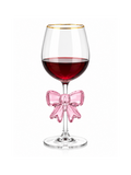 Crystal Bow Wine Glass with Gold Rim – 200ml | Luxury Handmade