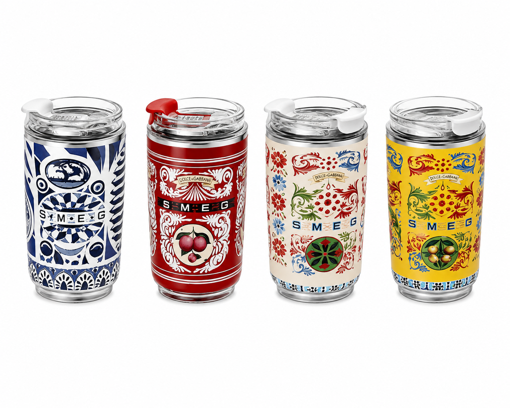 SMEG 240ML Beverage Cup Vacuum Leak Proof Coffee Thermos