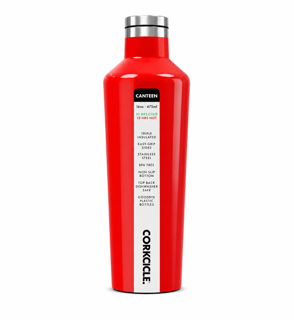 Corkcicle Collection Insulated Stainless Steel Water Bottle – 16oz / 475ml