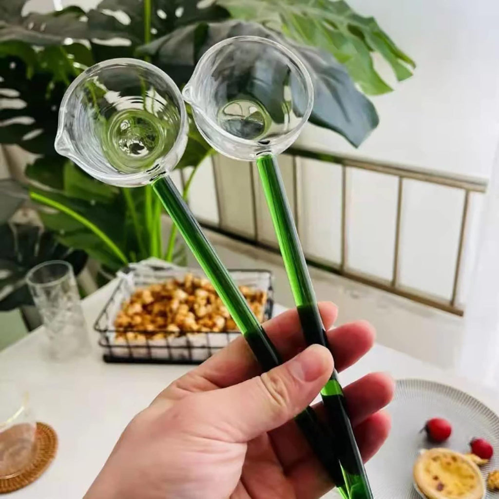 Heat-Resistant Borosilicate Glass Tadka Spoon & Ladle – Premium Kitchen Cooking Tool
