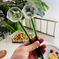 Heat-Resistant Borosilicate Glass Tadka Spoon & Ladle – Premium Kitchen Cooking Tool
