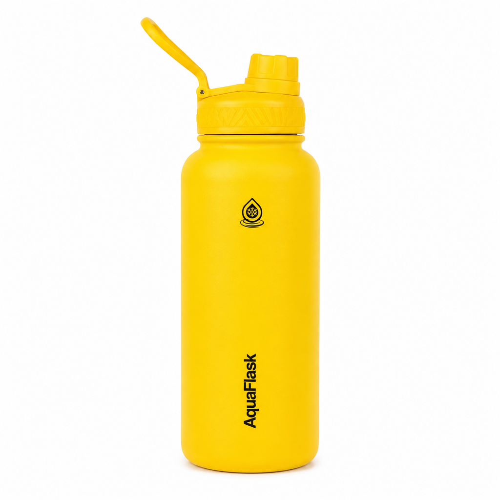 AquaFlask Lemon Slush Insulated Stainless Steel Water Bottle – 40oz