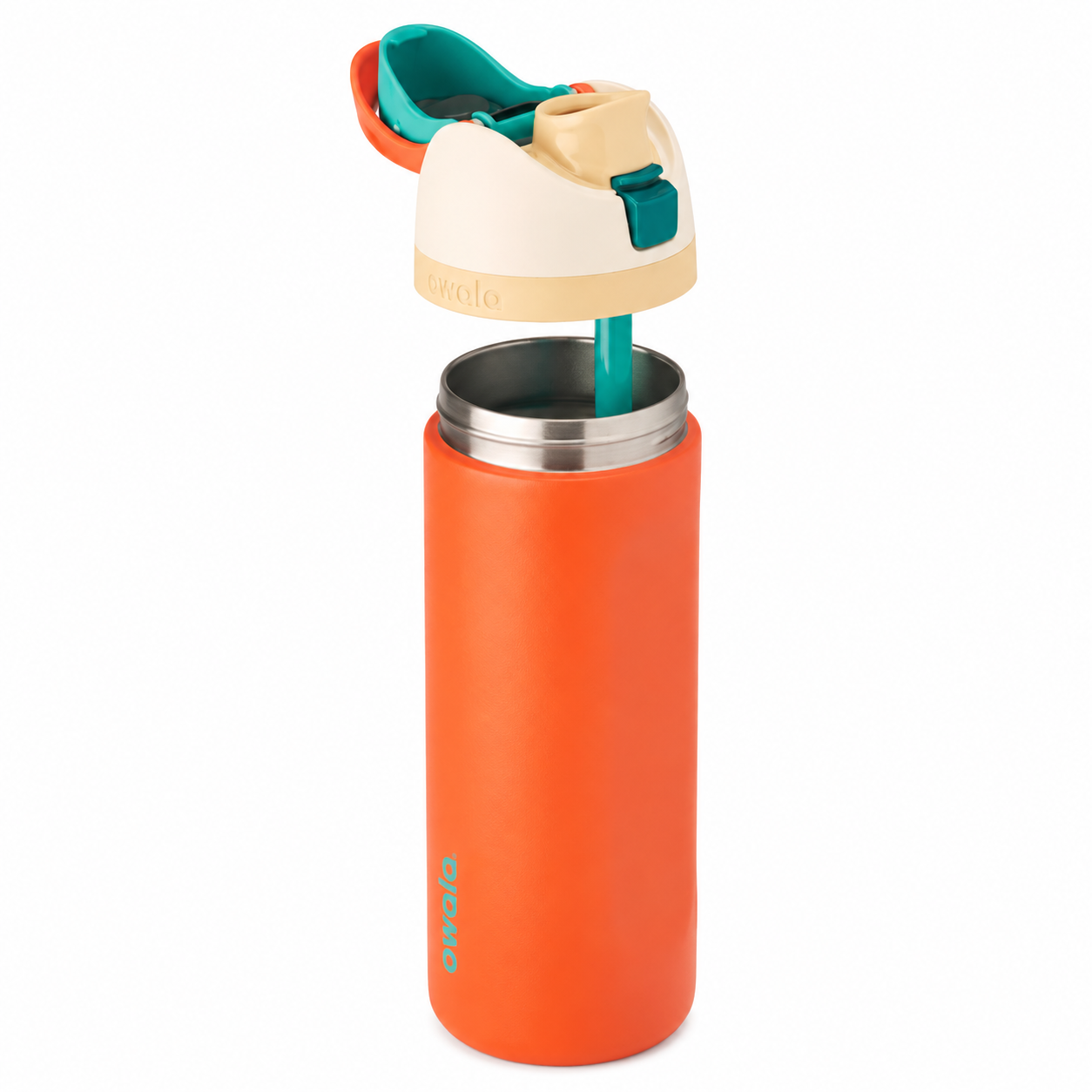 Owala Disney Moana FreeSip Insulated Water Bottle 24oz with Sticker Pack