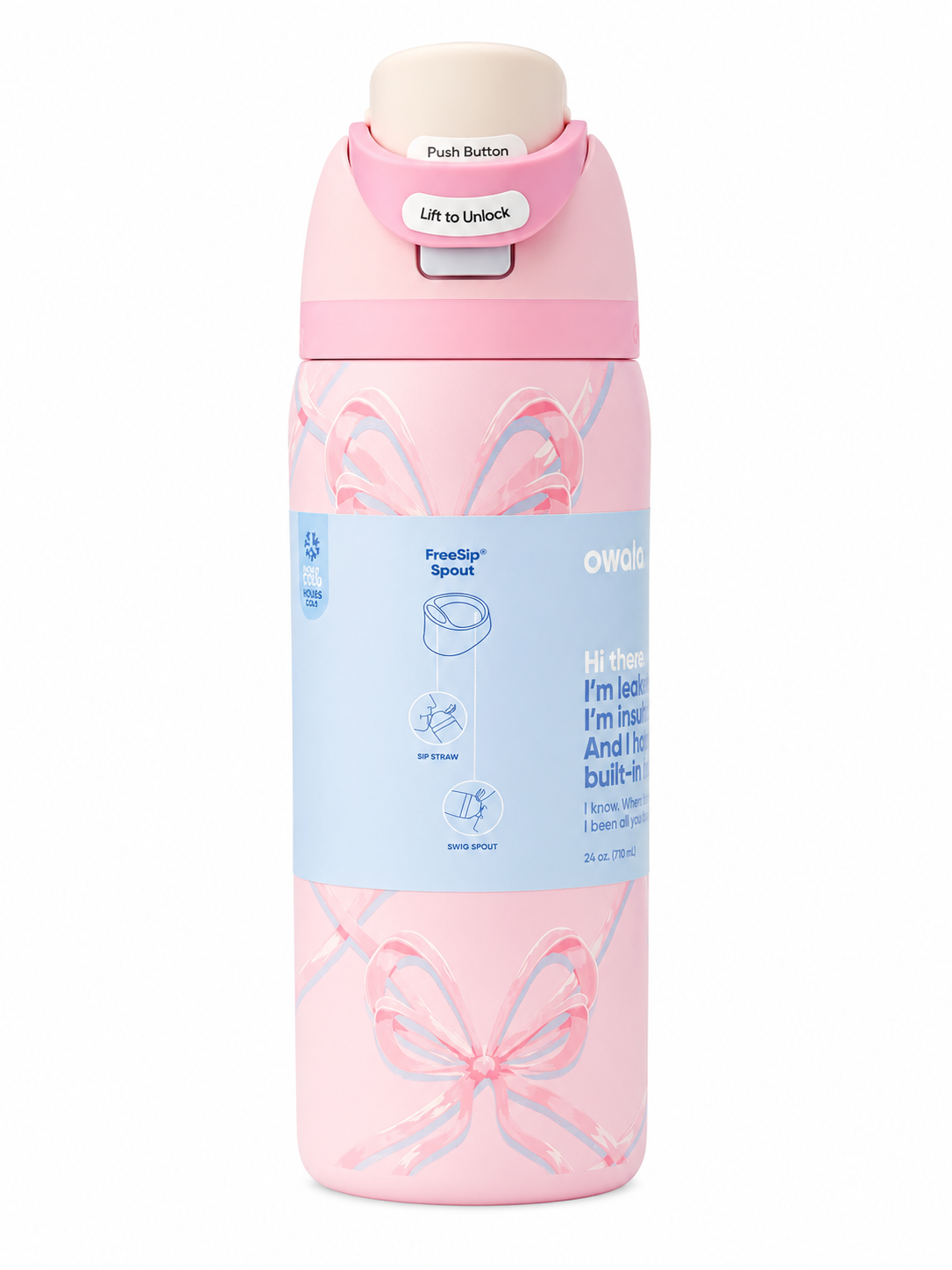Owala Sugar Plum Fairy FreeSip Insulated Water Bottle 32oz