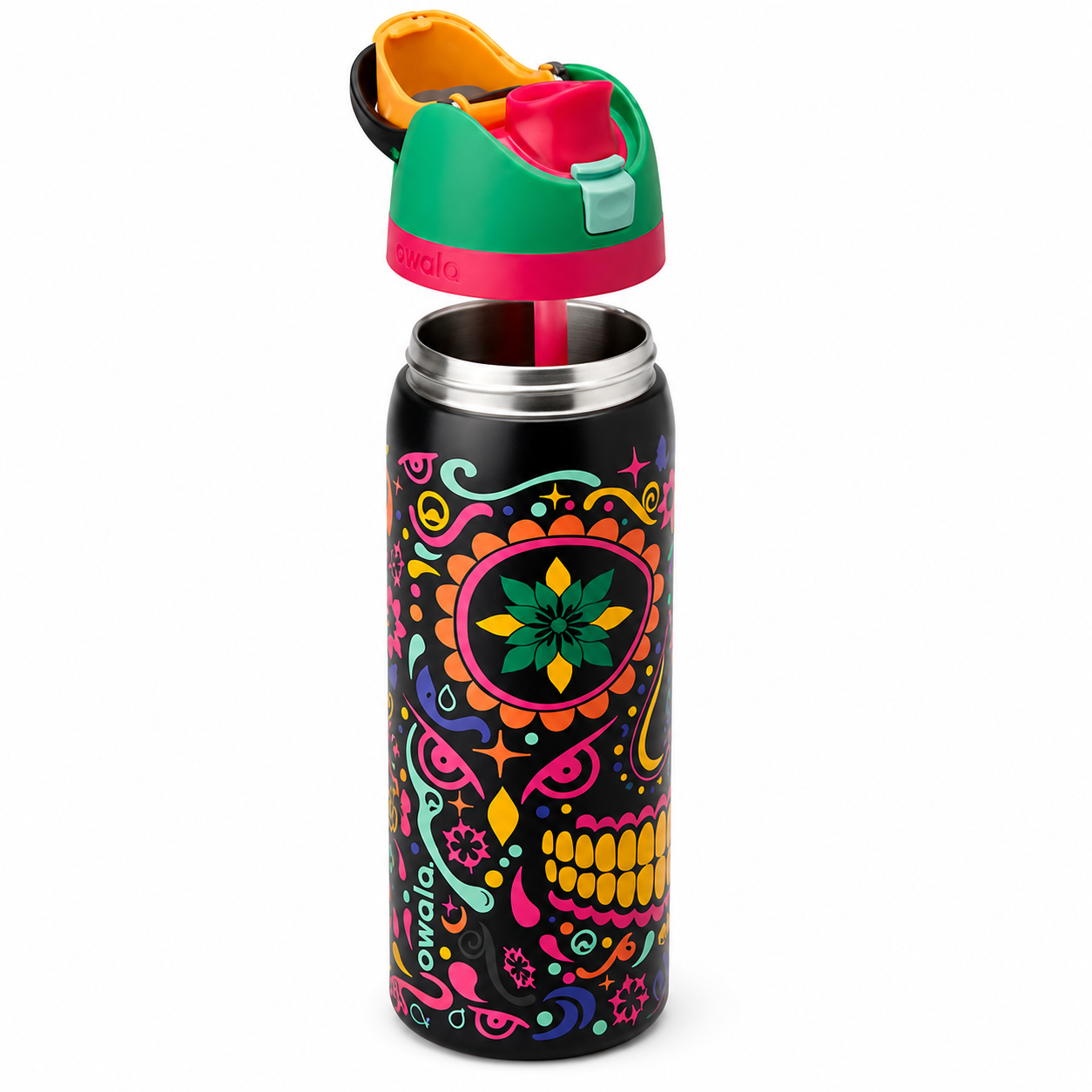 Owala FreeSip Water Bottle - 32oz | Sugar Skull (Limited Edition)