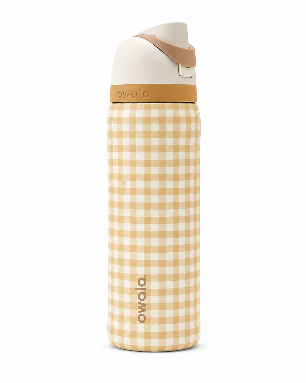 Owala FreeSip Water Bottle 24oz – Supper Time Gingham Limited Edition