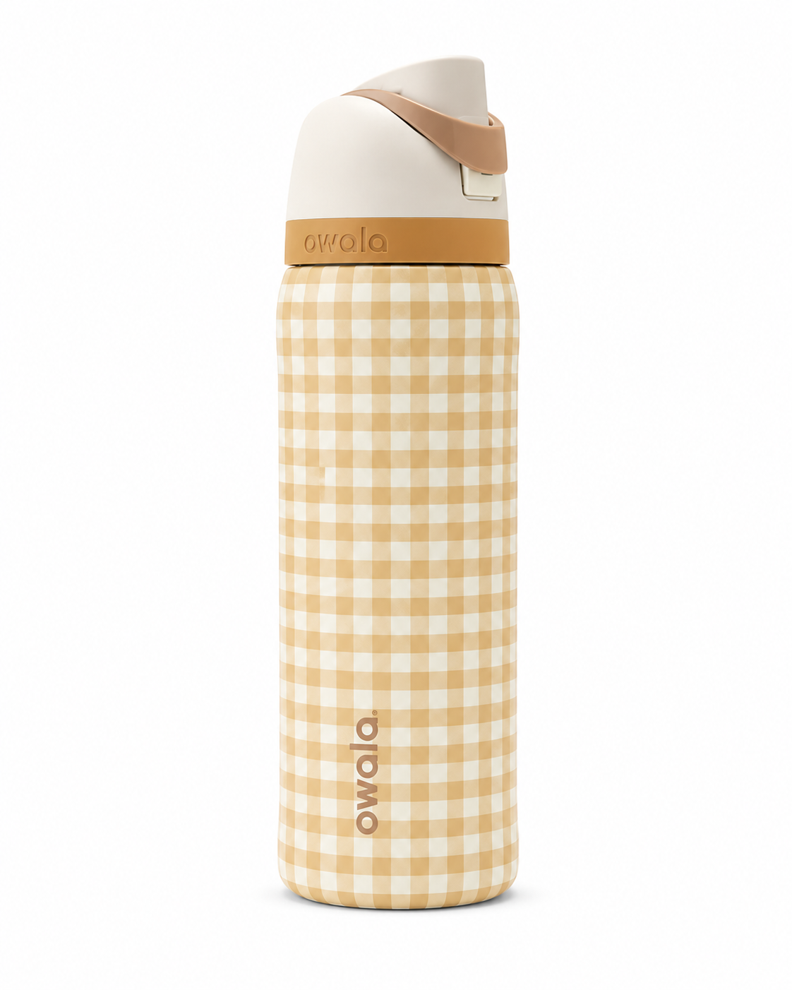 Owala FreeSip Water Bottle 24oz – Supper Time Gingham Limited Edition