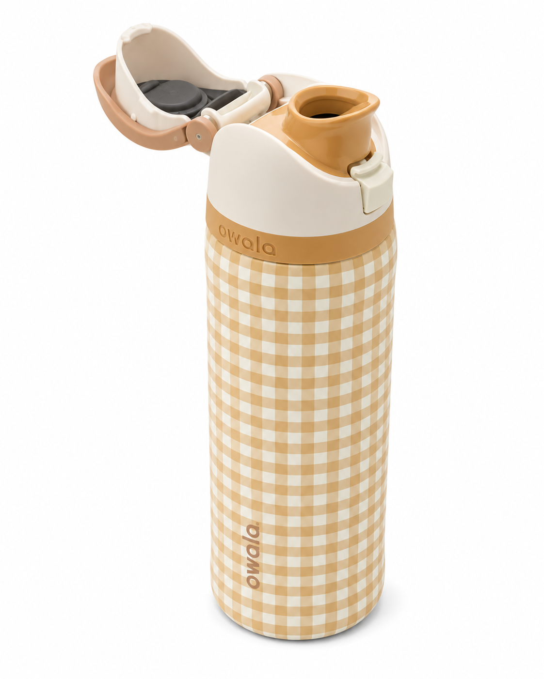 Owala FreeSip Water Bottle 24oz – Supper Time Gingham Limited Edition