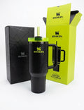 Stanley Halloween Web Glow Quencher H2.0 FlowState Tumbler 40oz Glow In The Dark Limited Edition
