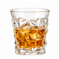 Faceted Crystal Whiskey Glasses 300ml (Set of 6)