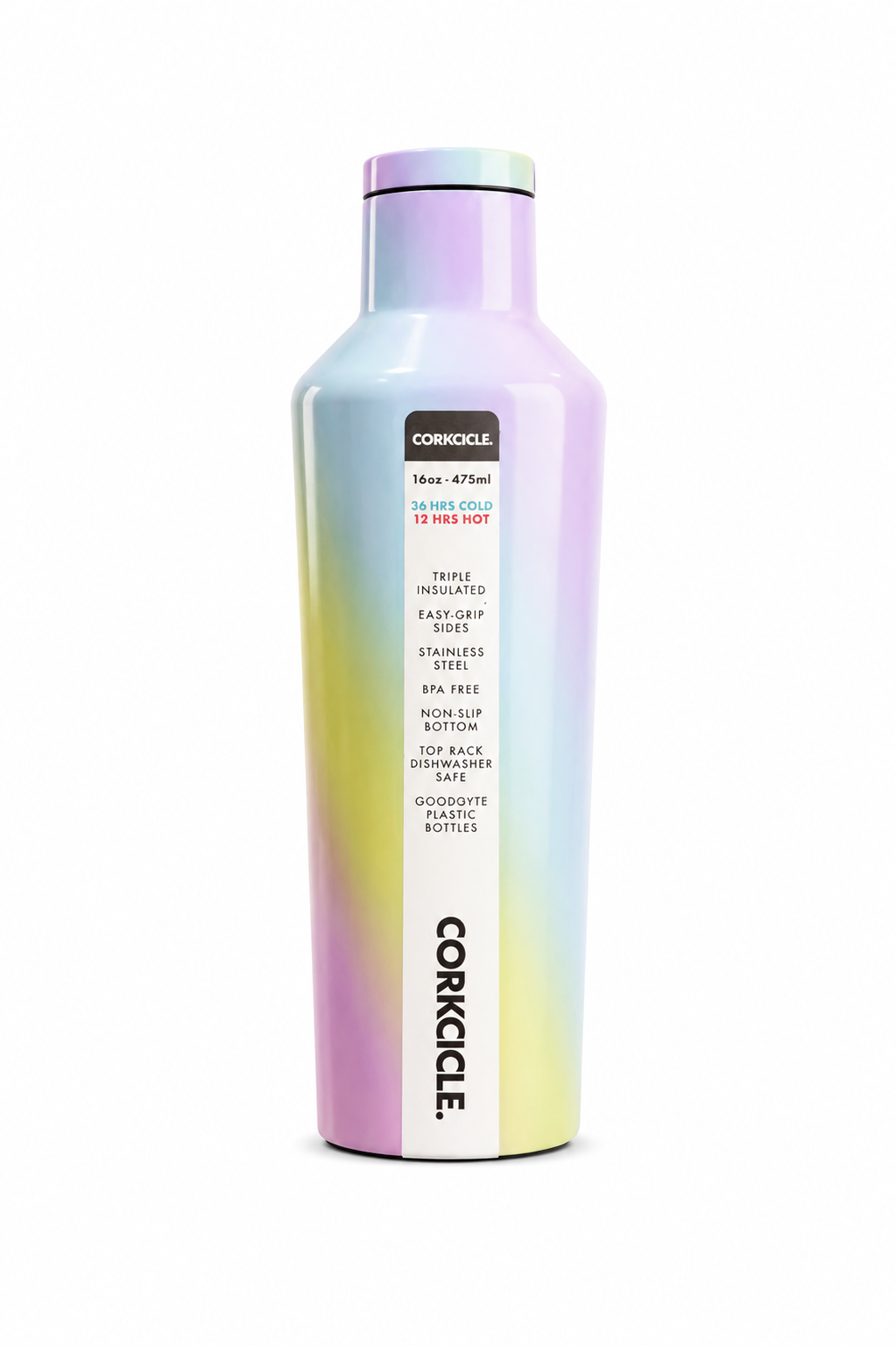 Corkcicle Collection Insulated Stainless Steel Water Bottle – 16oz / 475ml