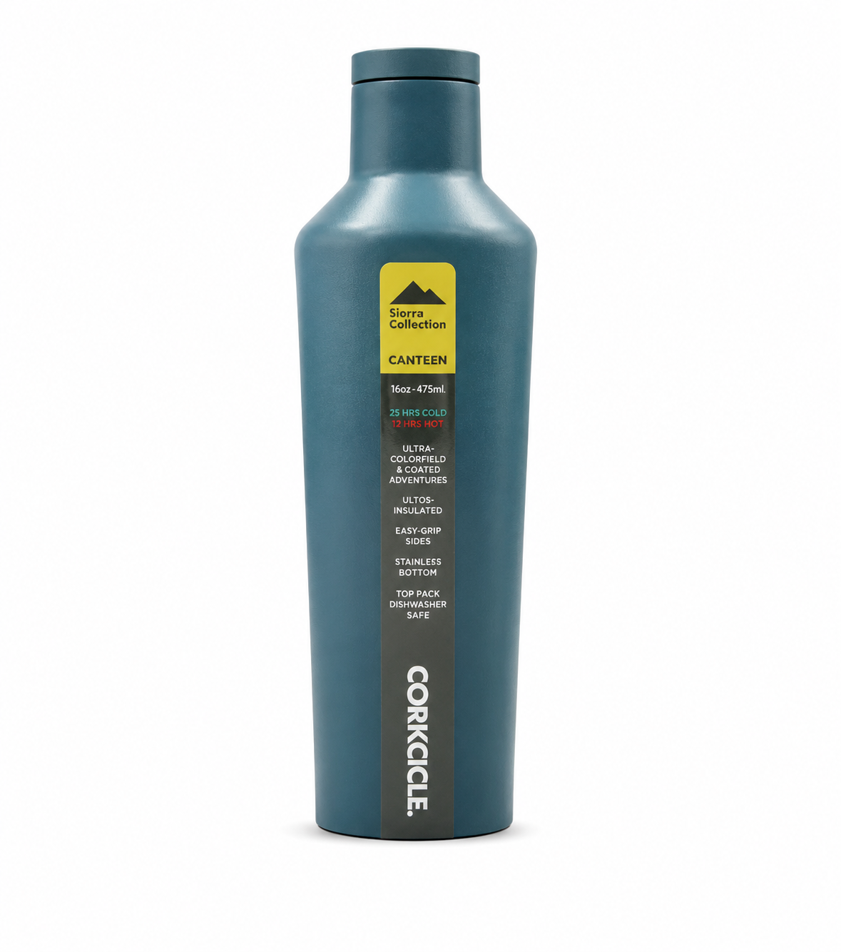 Corkcicle Collection Insulated Stainless Steel Water Bottle – 16oz / 475ml