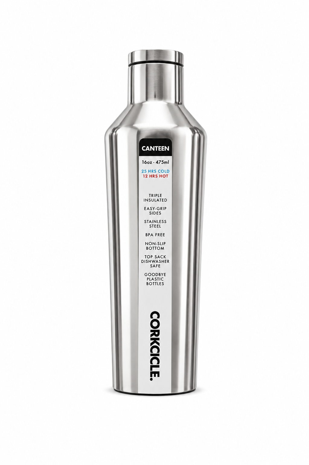Corkcicle Collection Insulated Stainless Steel Water Bottle – 16oz / 475ml