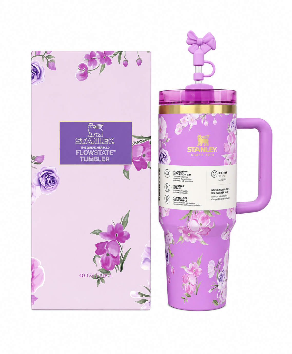 Stanley x LoveShackFancy Quencher H2.0 FlowState™ Tumbler - 40oz