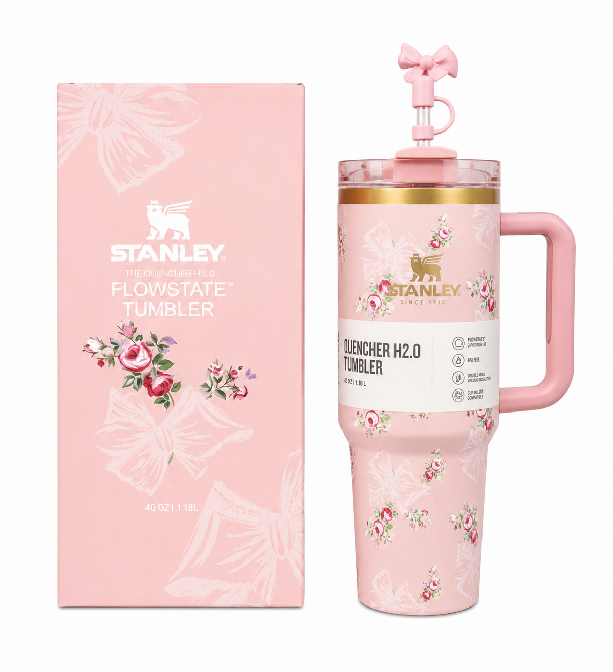 Stanley x LoveShackFancy Quencher H2.0 FlowState™ Tumbler - 40oz