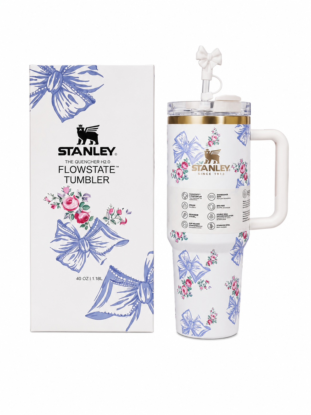 Stanley x LoveShackFancy Quencher H2.0 FlowState™ Tumbler - 40oz