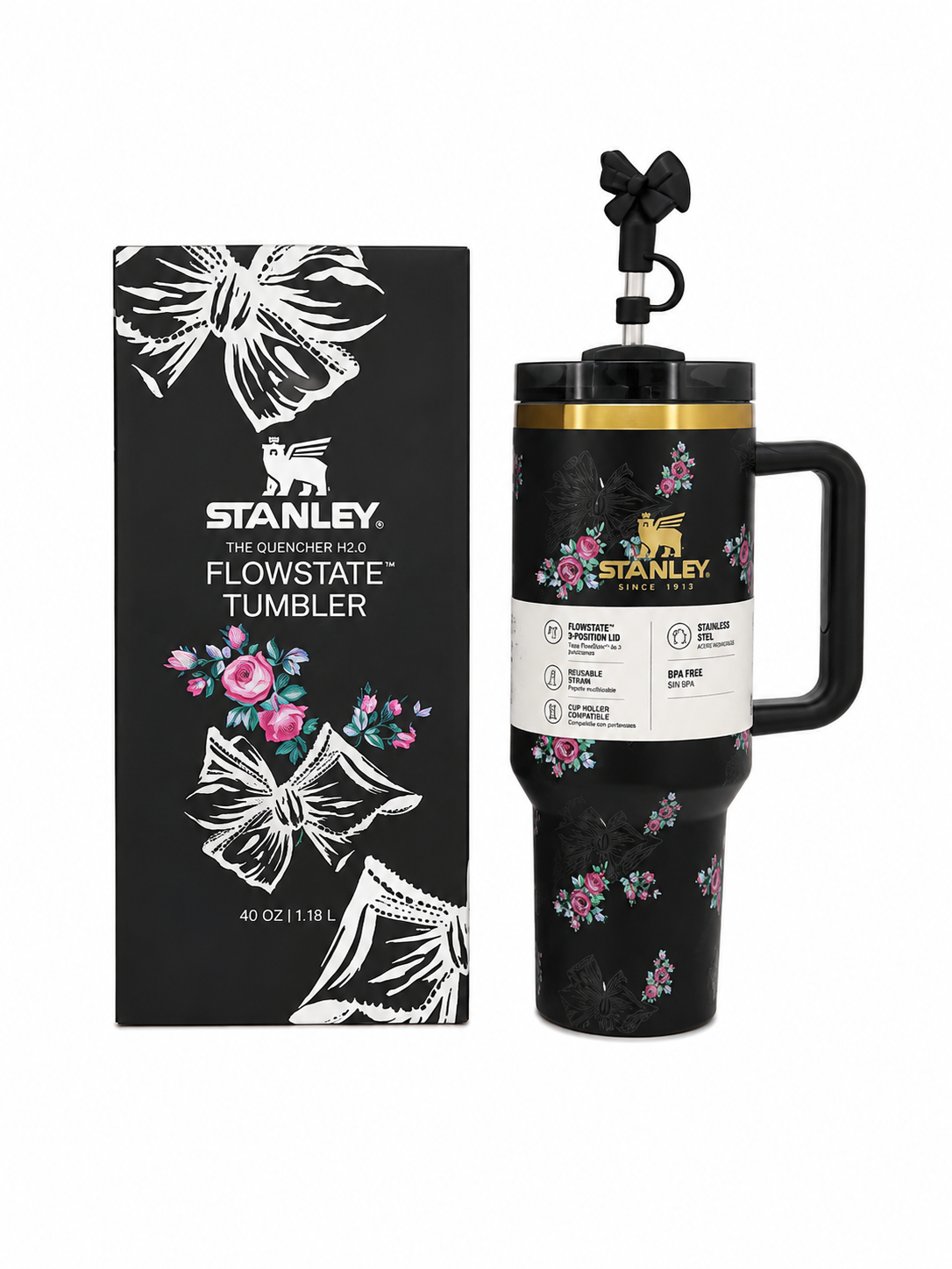 Stanley x LoveShackFancy Quencher H2.0 FlowState™ Tumbler - 40oz