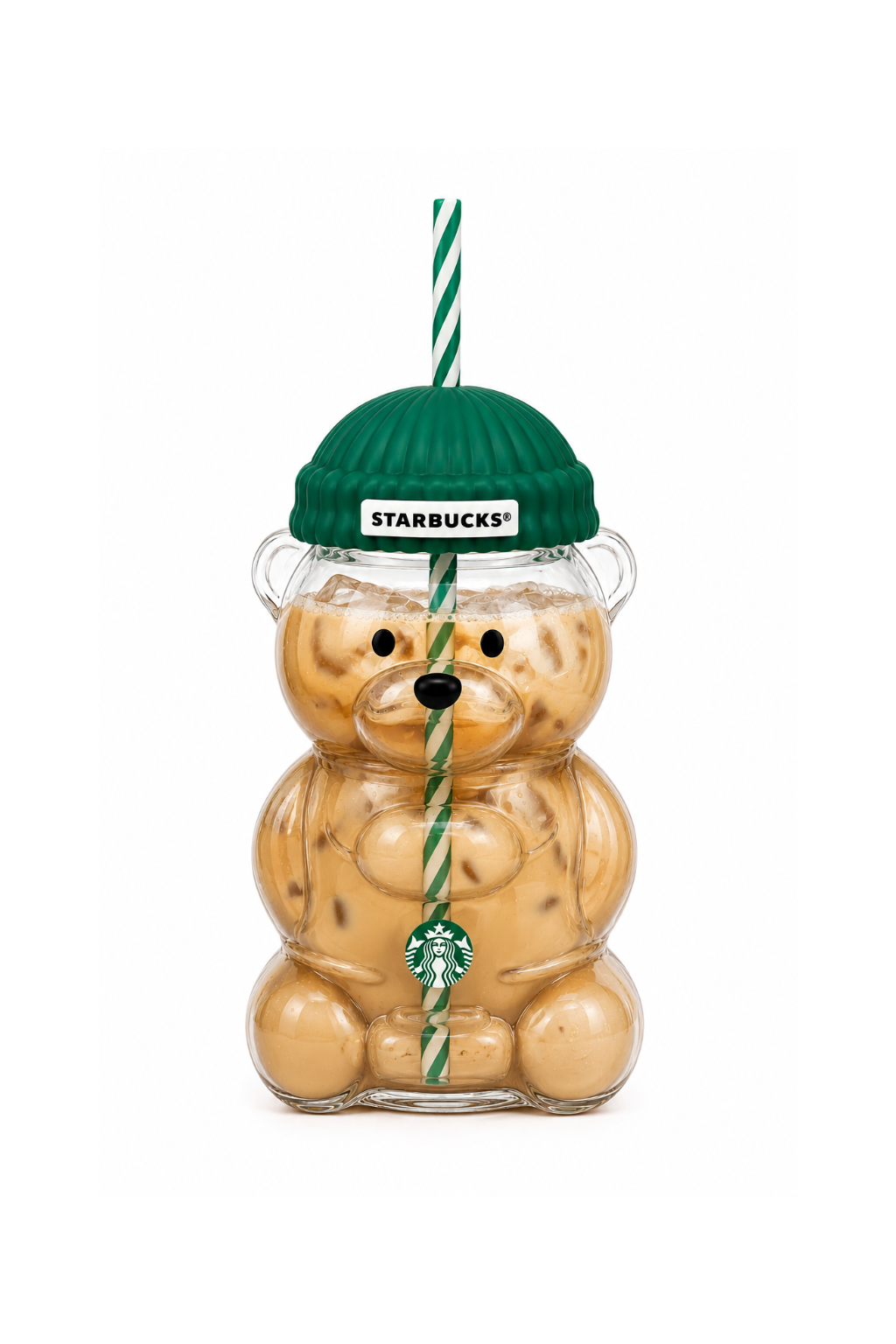 Starbucks Bear-Shaped Cold Cup Tumbler – 20oz (590ml)