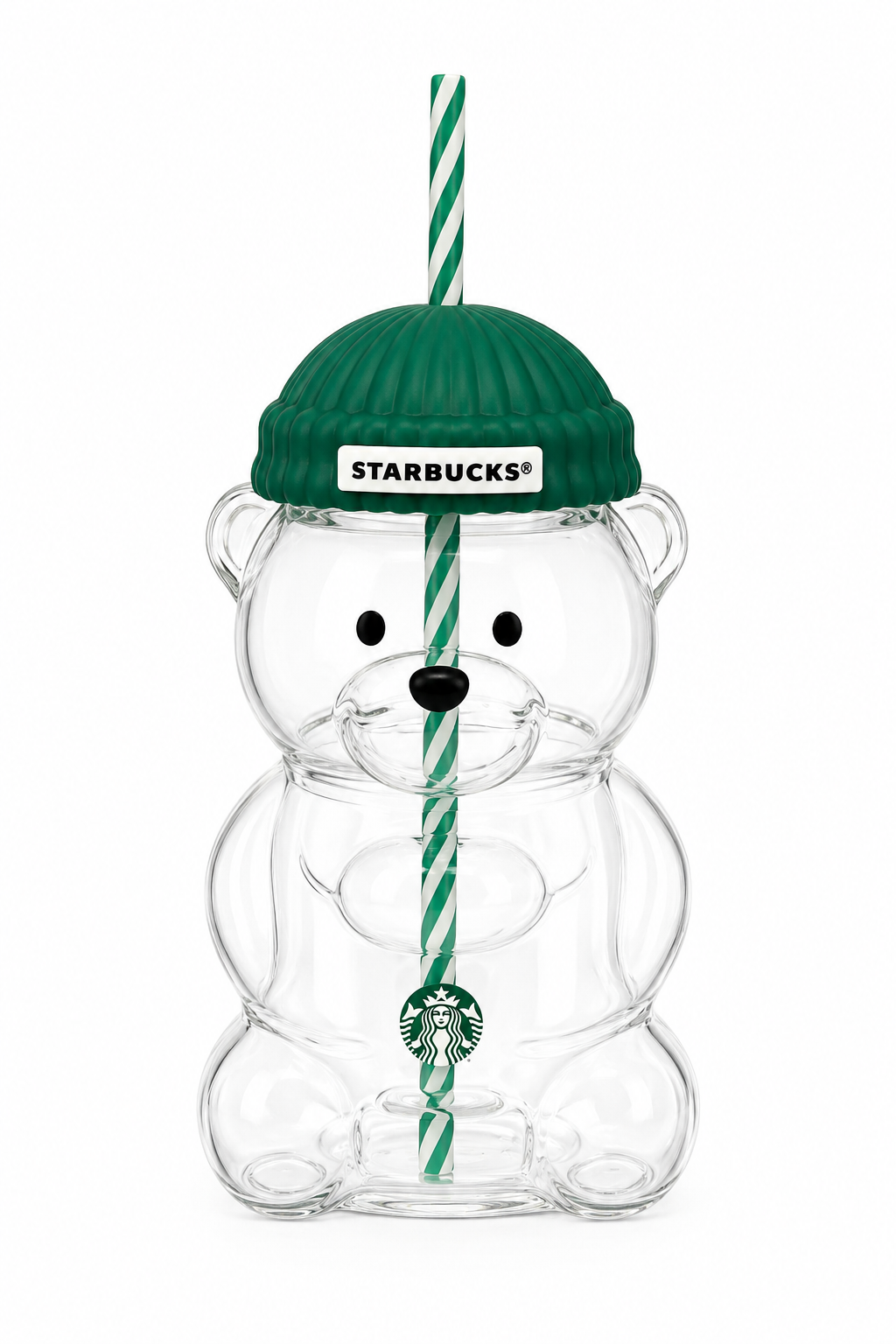 Starbucks Bear-Shaped Cold Cup Tumbler – 20oz (590ml)