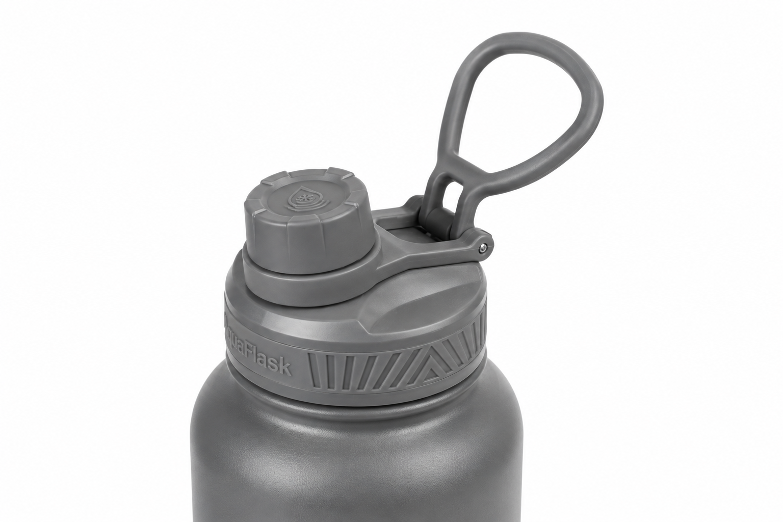 AquaFlask Insulated Stainless Steel Water Bottle – 40oz | Stone Grey