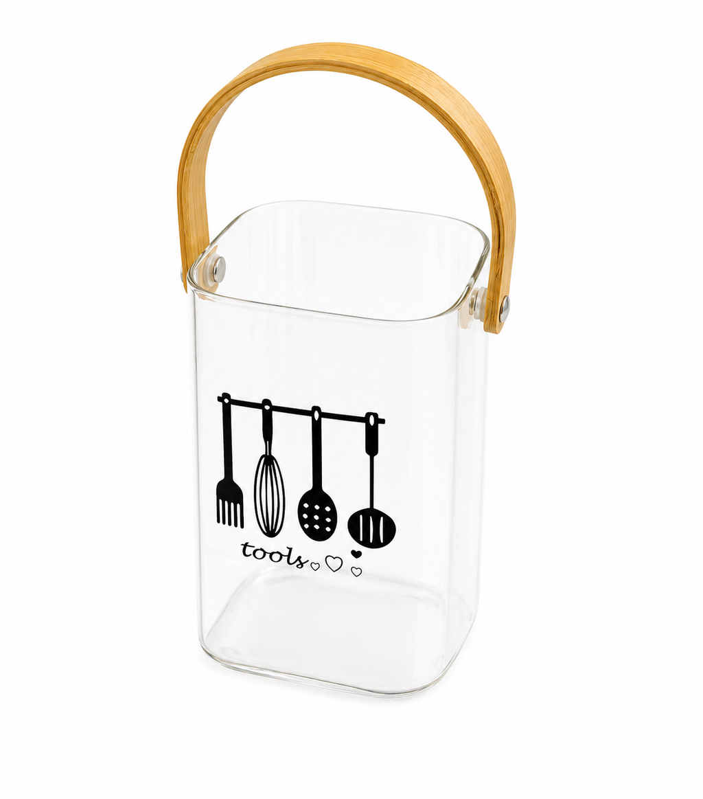 9-Piece Complete Kitchen Organiser Stand Set – Bamboo Rack