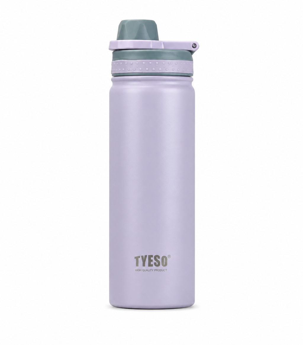 TYESO Vacuum Insulated Stainless Steel Water Bottle 20oz| Leakproof Sports Flask