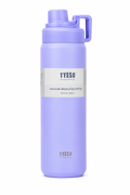 TYESO 900ml Vacuum Insulated Stainless Steel Water Bottle with Handle Lid