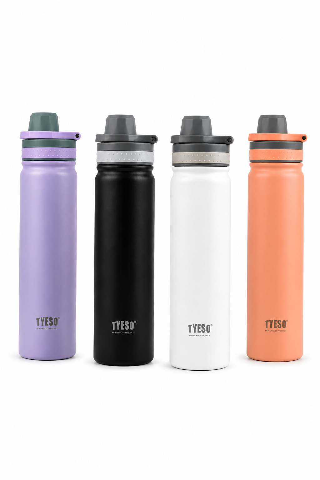 TYESO Vacuum Insulated Stainless Steel Water Bottle 20oz| Leakproof Sports Flask